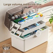 Medicine Storage Box Portable Medication Storage Large Capacity Medicine Box