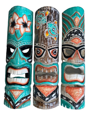 Set tiki mask - of,