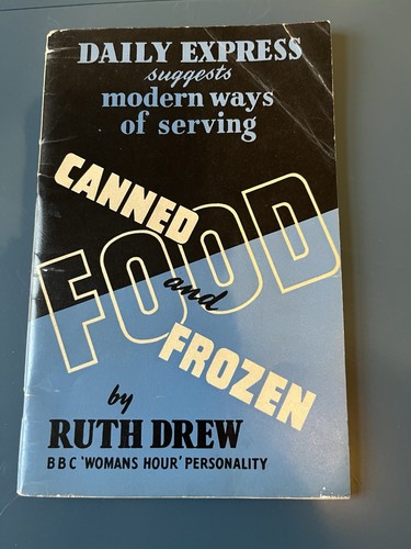 Vintage canned and frozen food - frozen,