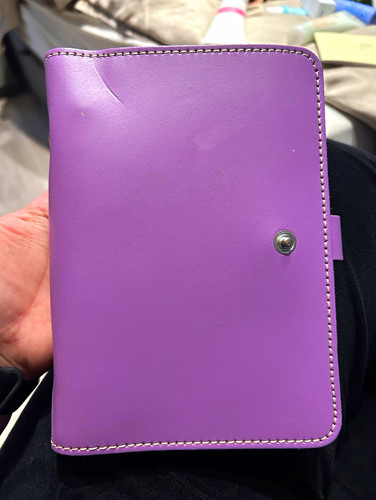 Filofax purple leather - purple,