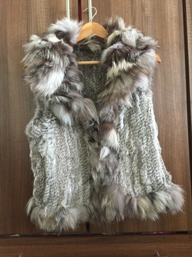 Winter rabbit fur - , women