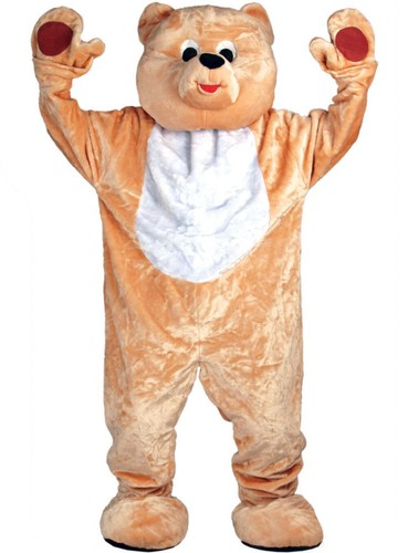 Giant teddy bear mascot - teddy, deluxe