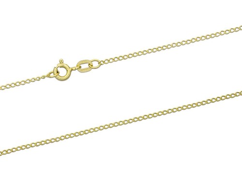 9ct yellow gold necklace - gold, chain