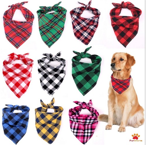 Tartan dog bandana - tartan,