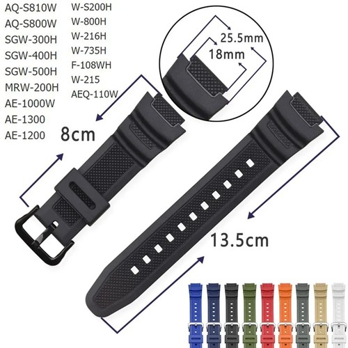 Casio strap band - band, aq-s810w