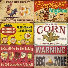 Food & Kitchen Retro Metal