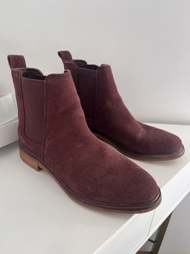 Plum suede ladies clark - plum,