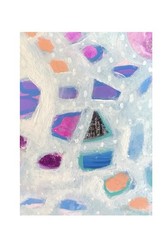 Aceo Painting Gouache Abstract