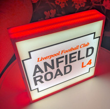 Liverpool FC Light box/sign (Anfield Road)