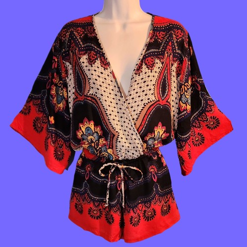 Angie romper playsuit - playsuit, paisley