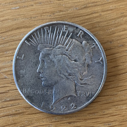 1922 peace silver - silver, dollar