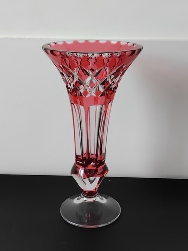 Vintage cranberry cut - cranberry, cut-to-clear