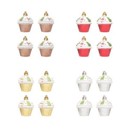 4pcs christmas cupcake - 4pcs,