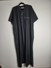 Mens Short Sleeve Thobe JUBBA Length 54 Large Size Islamic