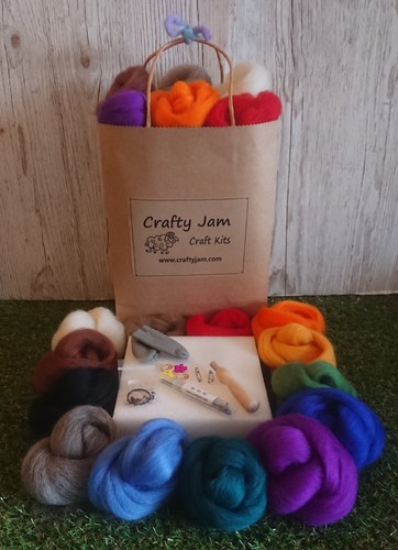 Needle felting starter kit - needle,