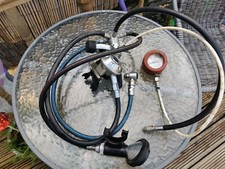 Vintage Nemrod Hammerhead Scuba Octopus Regulator Valve setup