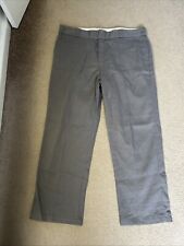 DICKIES Mens 874 Original Fit Straight Chino Trousers W40 L30 Grey (119)