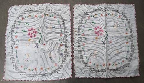 Vintage white pink - white,
