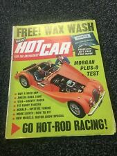 Hot Car Magazine Novembe 1968  2/6  Morgan Plus 8 test / Viva Chevvy Racer 