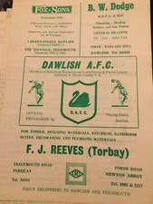Dawlish AFC v Bridport 1976/77