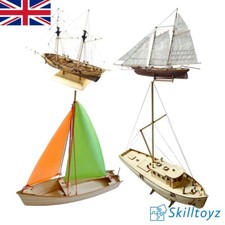 IQ Complex Wooden Model Boat & Ship Kits Adult 3D Laser Cut DIY Self Assembly UK