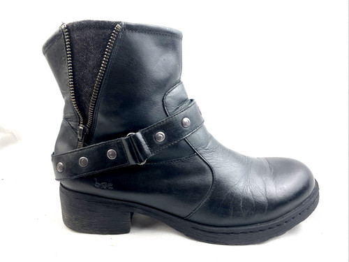 Born black leather moto - b.o.c.,