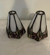 Tiffany stained glass shades