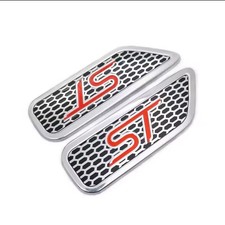1Pair wing Badge Aluminum for Ford Focus ST ST225  ST1 ST2 ST3 MK2.5 MK2 TDCI 