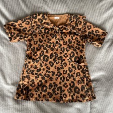 Next Girls Leopard Print Shirt Dress - Age 4 Years 104cm Height