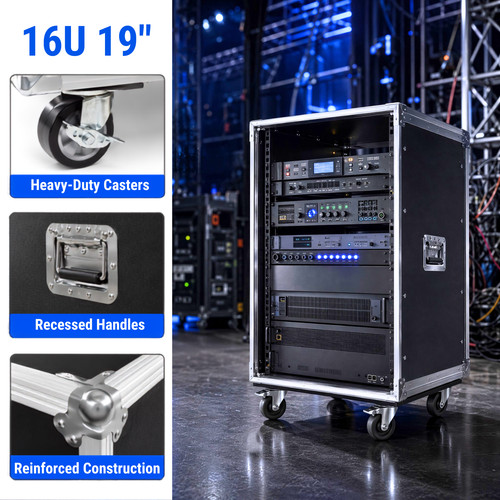 16u open frame server rack - open,