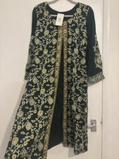 Ladies Dark Green Suit for Eid