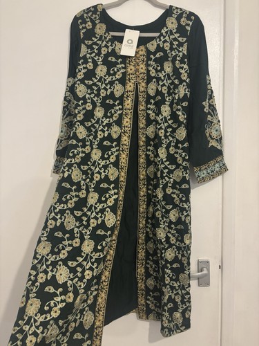 Ladies dark green suit - ladies, eid