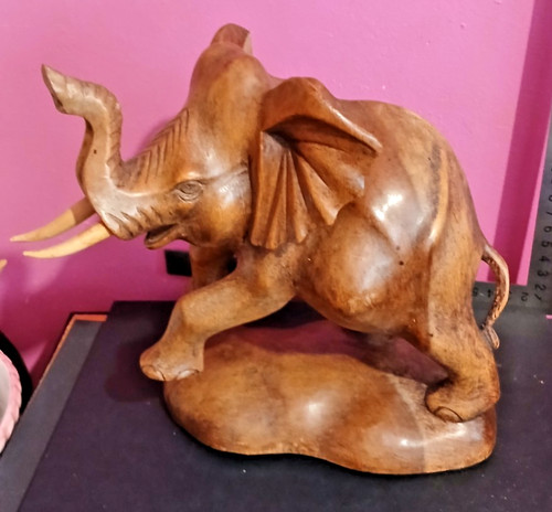 Vintage hand carved wooden - vintage, hand-carved