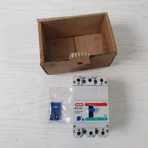 Mem mccb amp triple pole - 20,