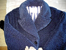 WARM WOMENS NAVY WINTER TEDDY