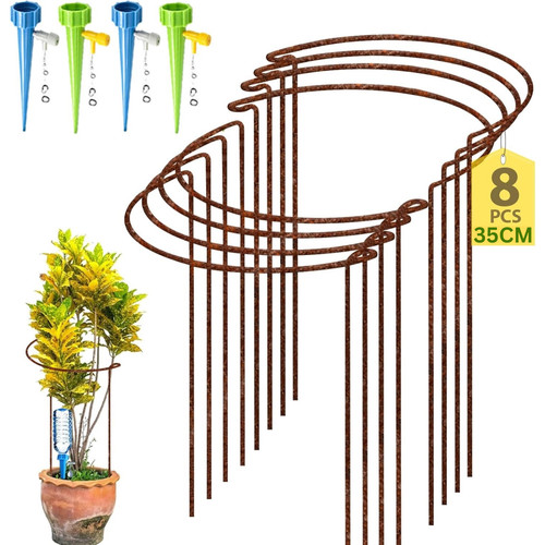 Rusty bow plant - 8x, support