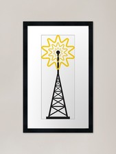 Radio tower 3 Framed Art Print