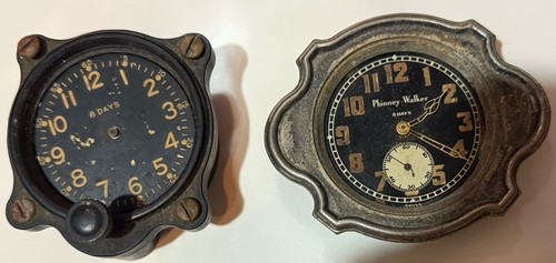 Vintage day clocks elgin - vintage, /