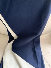 2 Metres Navy Blue Showerproof Fabric Upholstery Crafts 1.5m Wide  B36