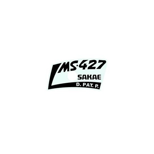 Sakae ms427 stem decal - sakae,