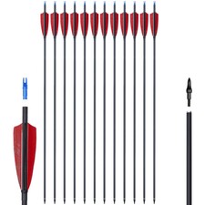 12X Archery 32" Carbon Arrows