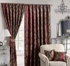 Pencil Pleat Jacquard Curtains