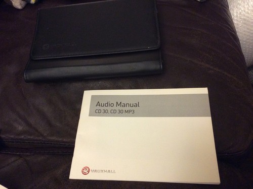 Vauxhall audio manual - manual, 30