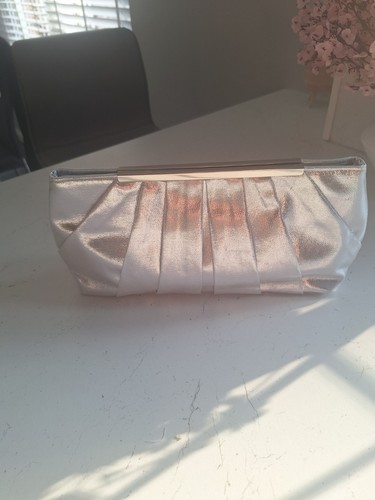 Quiz retro silver clutch bag - silver,