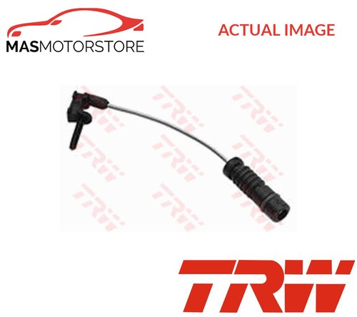 Brake pad wear - sensor, warning