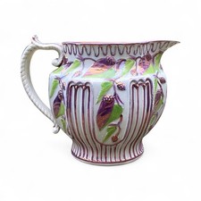 Staffordshire pottery lustre jug, c. 1820.
