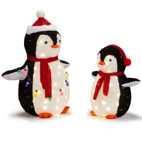 Outdoor light penguins 2pcs - up,