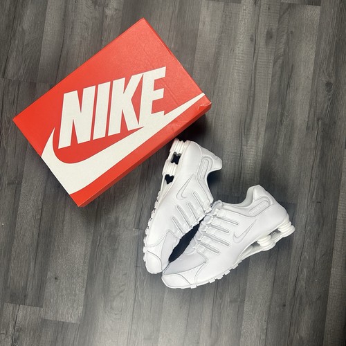 Nike shox triple white - nike, nz