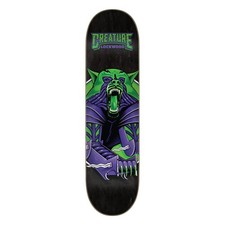 Creature Pro Skateboard Deck Lockwood Robo Wolf Purple Green 8.25"