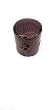 Antique Leather Ring Box